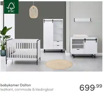 Baby & Tiener babykamer Dalton aanbieding