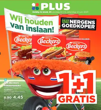 PLUS Alle Beckers Frituursnacks aanbieding