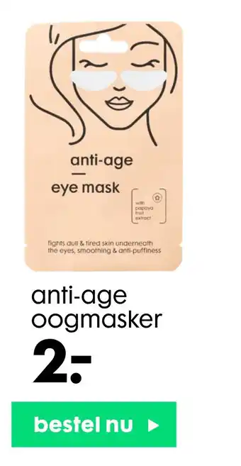 HEMA Anti-age oogmasker aanbieding