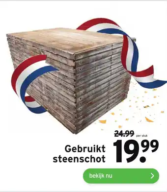 GAMMA Gebruikt steenschot aanbieding
