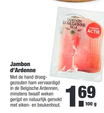 ALDI Jambon d'Ardenne aanbieding