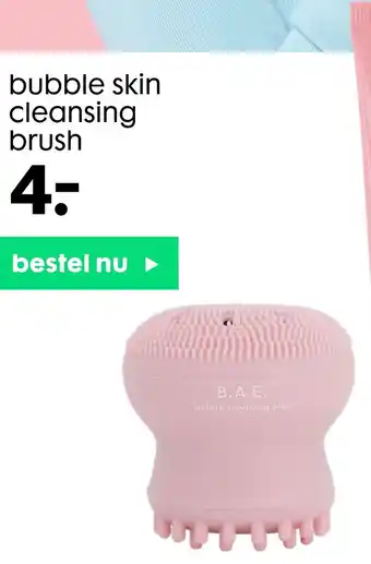 HEMA bubble skin cleansing brush aanbieding