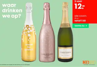 HEMA Alle cava's aanbieding