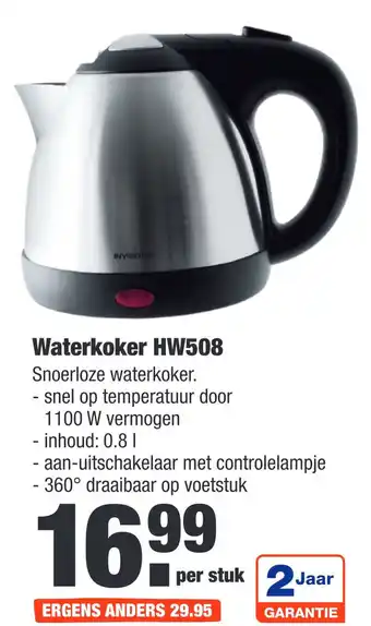 ALDI Waterkoker HW508 aanbieding