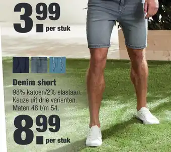 ALDI Denim short aanbieding