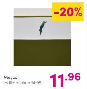 Baby & Tiener Meyco ledikantlaken aanbieding