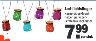 ALDI O Led-lichtslinger aanbieding