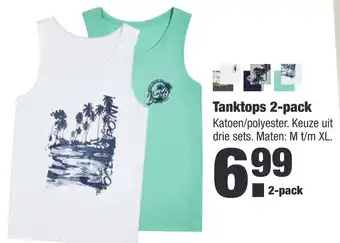 ALDI Tanktops 2-pack aanbieding