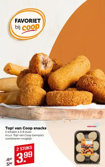 Coop Top! van Coop snacks aanbieding