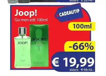 Die Grenze Joop Go men edt 100 ml aanbieding