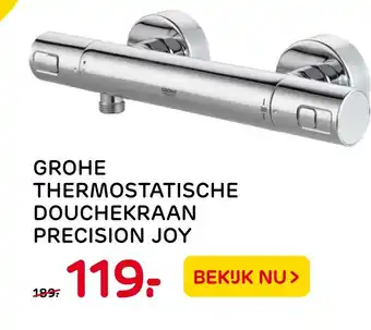 Praxis Grohe Thermostatische Douchekraan Precision Joy aanbieding