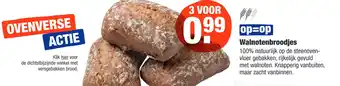 ALDI Walnotenbroodjes aanbieding