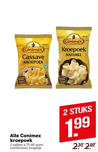 Coop Alle Conimex kroepoek aanbieding