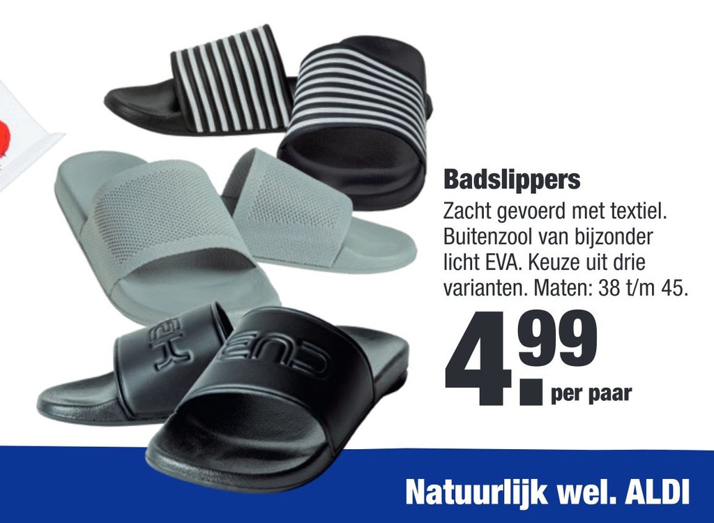 Aldi badslippers store