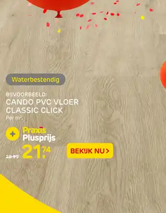 Praxis Cando Pvc Vloer Classic Click aanbieding