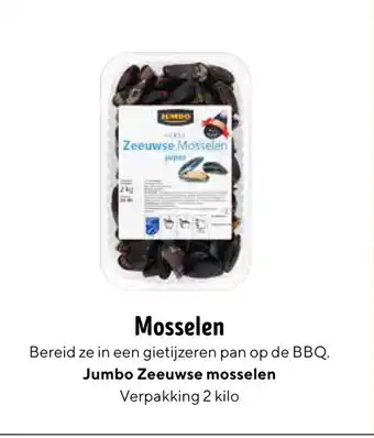 Jumbo Mosselen Verpakking 2 kilo aanbieding