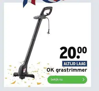 GAMMA OK Grastrimmer aanbieding