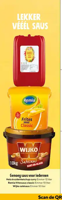 Jumbo Genoeg saus voor iedereen Hela kruidenketchup curry Emmer 12 liter aanbieding