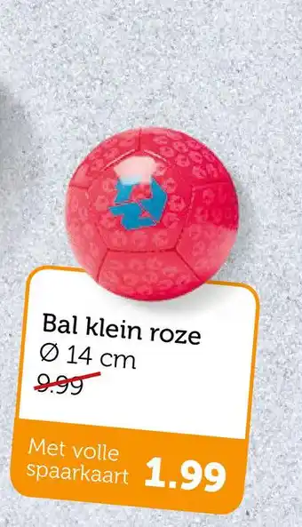 Coop Bal klein roze aanbieding