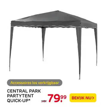 Praxis Central Park Partytent Quick-Up aanbieding