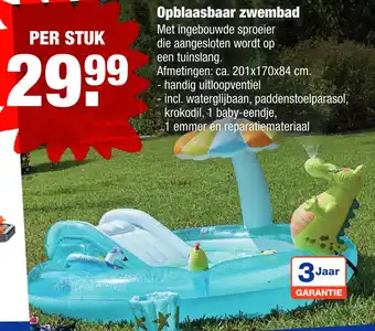 ALDI Opblaasbaar zwembad aanbieding