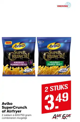 Coop Aviko SuperCrunch of Airfryer aanbieding