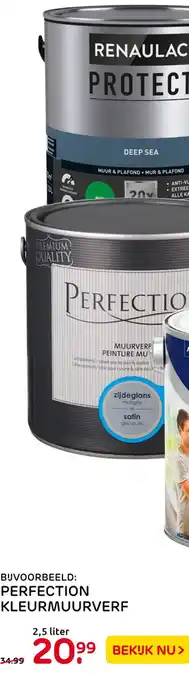 Praxis Perfection Kleurmuurverf aanbieding