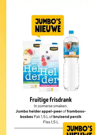 Jumbo Fruitige frisdrank fles 1,5 L aanbieding