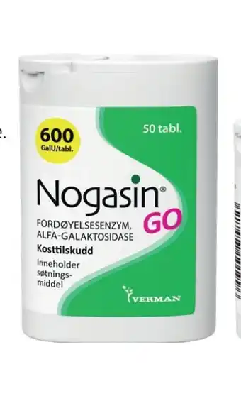 Apotek 1 Nogasin Go tyggetabletter tilbud