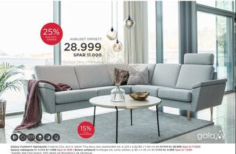 Møbelringen Galaxy Comfort+ hjørnesofa tilbud