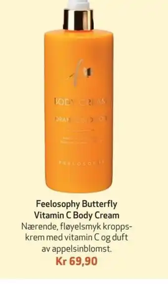 Apotek 1 Feelosophy Butterfly Vitamin C Body Cream tilbud