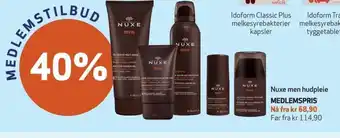 Apotek 1 Nuxe men hudpleie tilbud