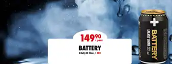 Nordby Supermarket Battery Energy Drink tilbud