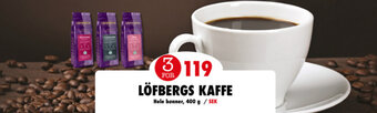 Nordby Supermarket Löfbergs Kaffe tilbud