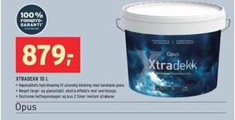 Montér Opus Xtradekk 10 L tilbud