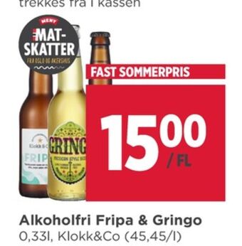 Meny Fripa øl tilbud