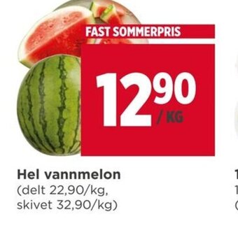 Meny Hel vannmelon tilbud