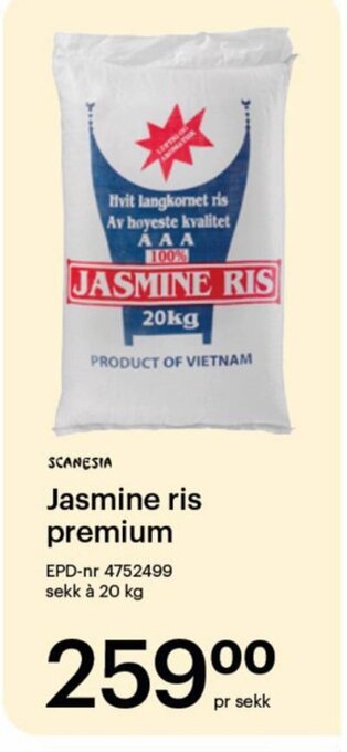 Storcash Jasmine Ris Premium tilbud