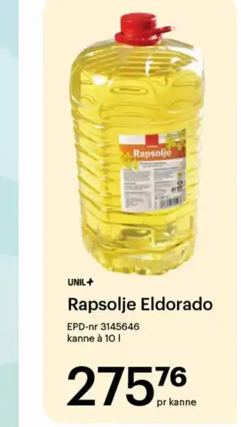 Storcash Rapsolje Eldorado tilbud