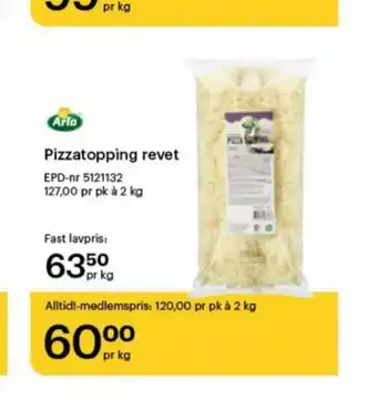 Storcash Arla Pizzatopping Revet tilbud