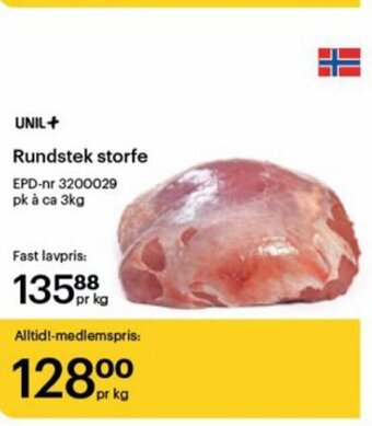 Storcash Rundstek Storfe tilbud