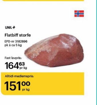 Storcash Flatbiff Storfe tilbud