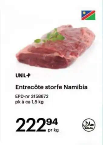 Storcash Entrecôte Storfe Namibia tilbud