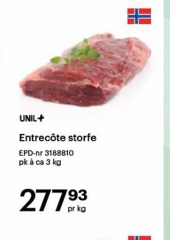 Storcash Entrecôte Storfe tilbud