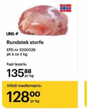 Storcash Rundstek Storfe tilbud