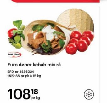 Storcash Euro Døner Kebab Mix Rå tilbud