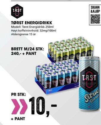 Sport Outlet Tørst Energidrikk tilbud