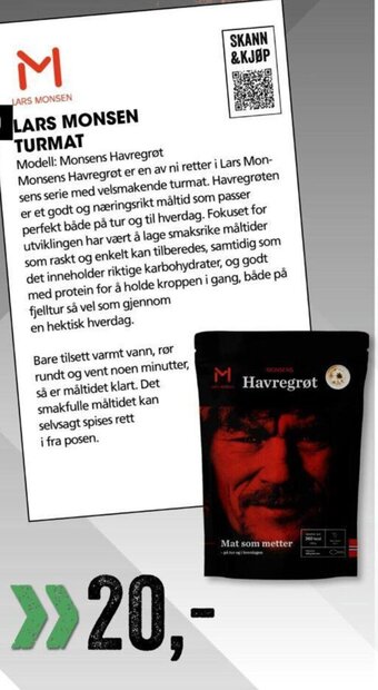 Sport Outlet Lars Monsen Turmat tilbud