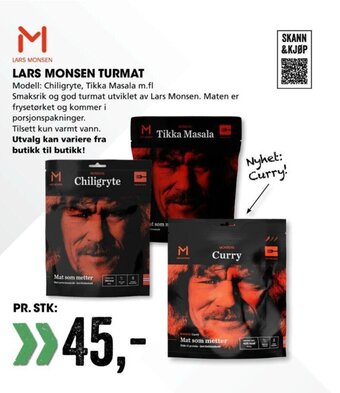 Sport Outlet Lars Monsen Turmat tilbud