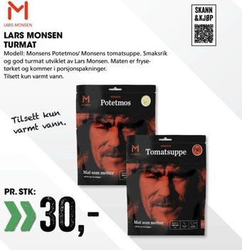 Sport Outlet Lars Monsen Turmat tilbud